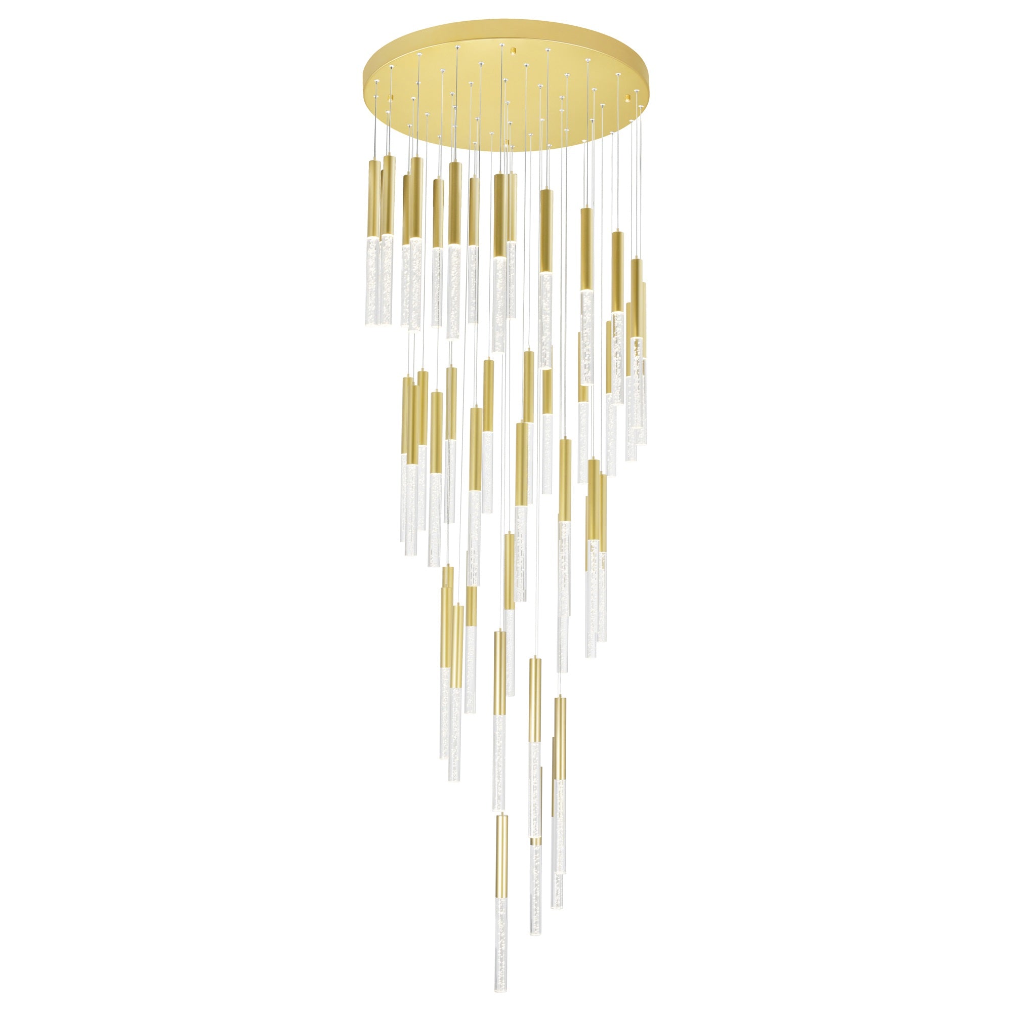 Dragonswatch LED Integrated Chandelier with Satin Gold Finish