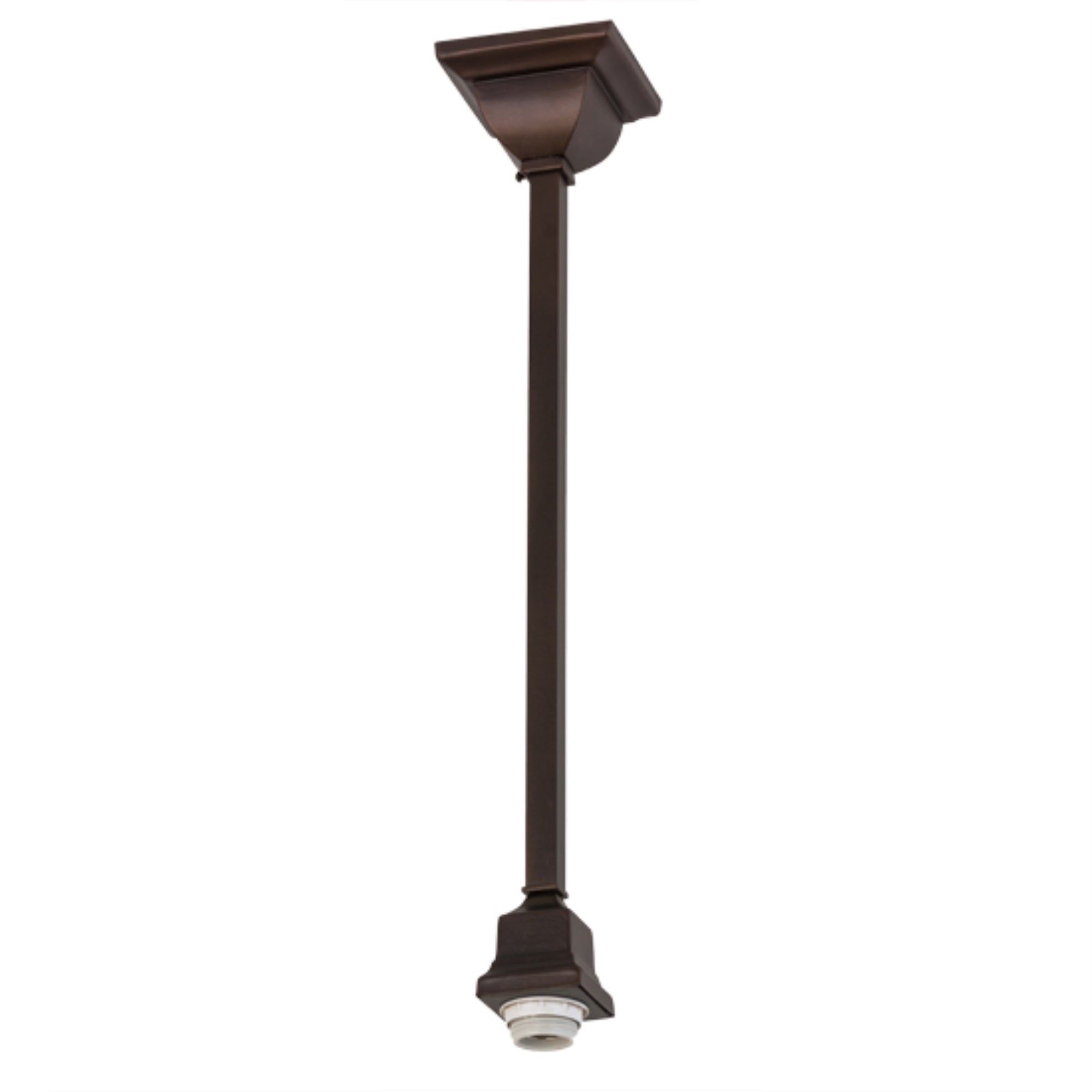 Temco 4.5 in. Square Pendant Light Fixture, Bronze Finish
