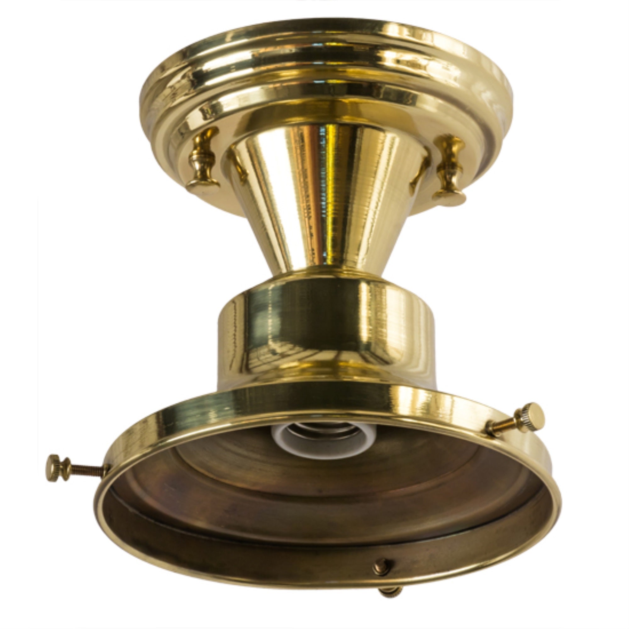 6 inchW Revival Schoolhouse Flushmount Hardware