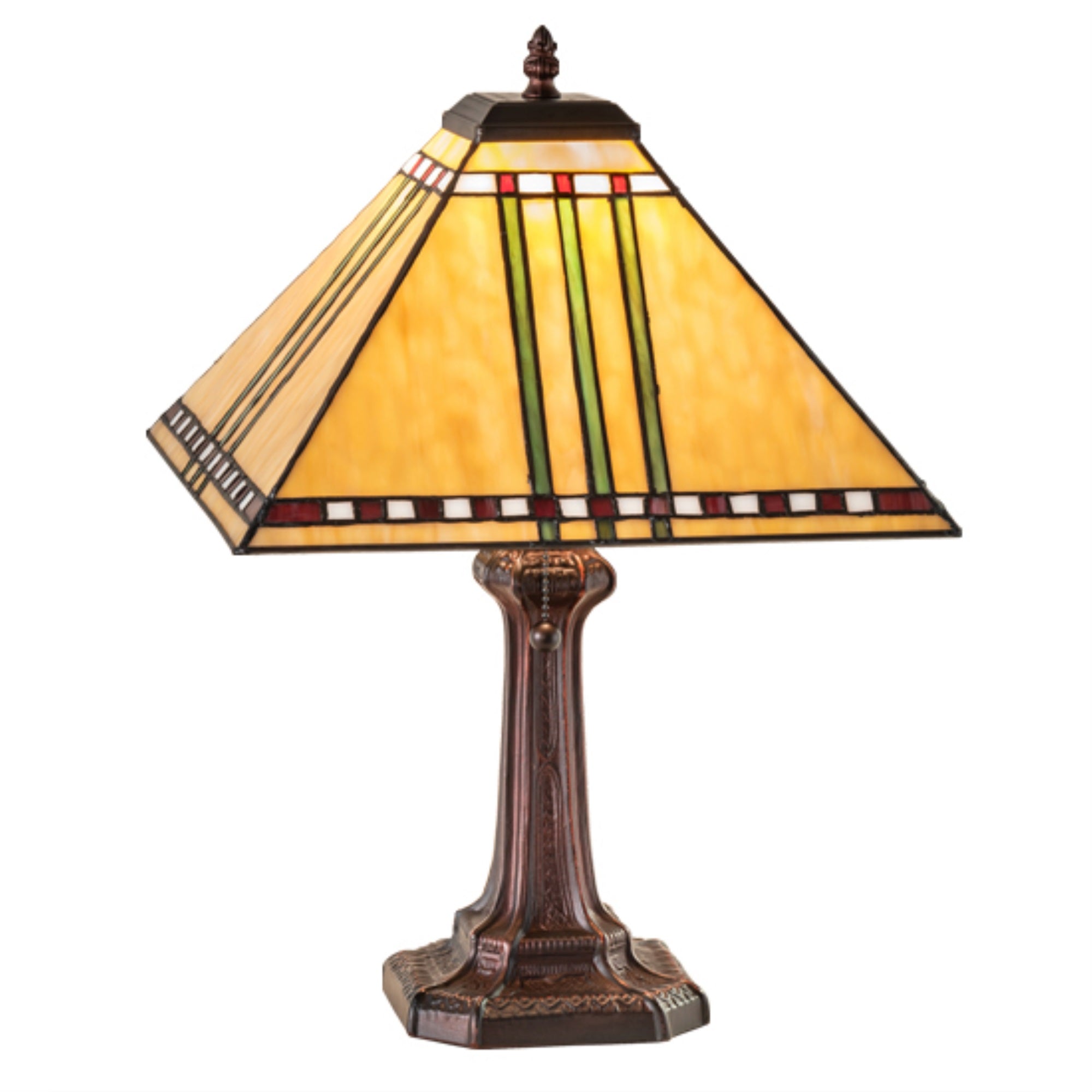 19 inch High Prairie Corn Table Lamp