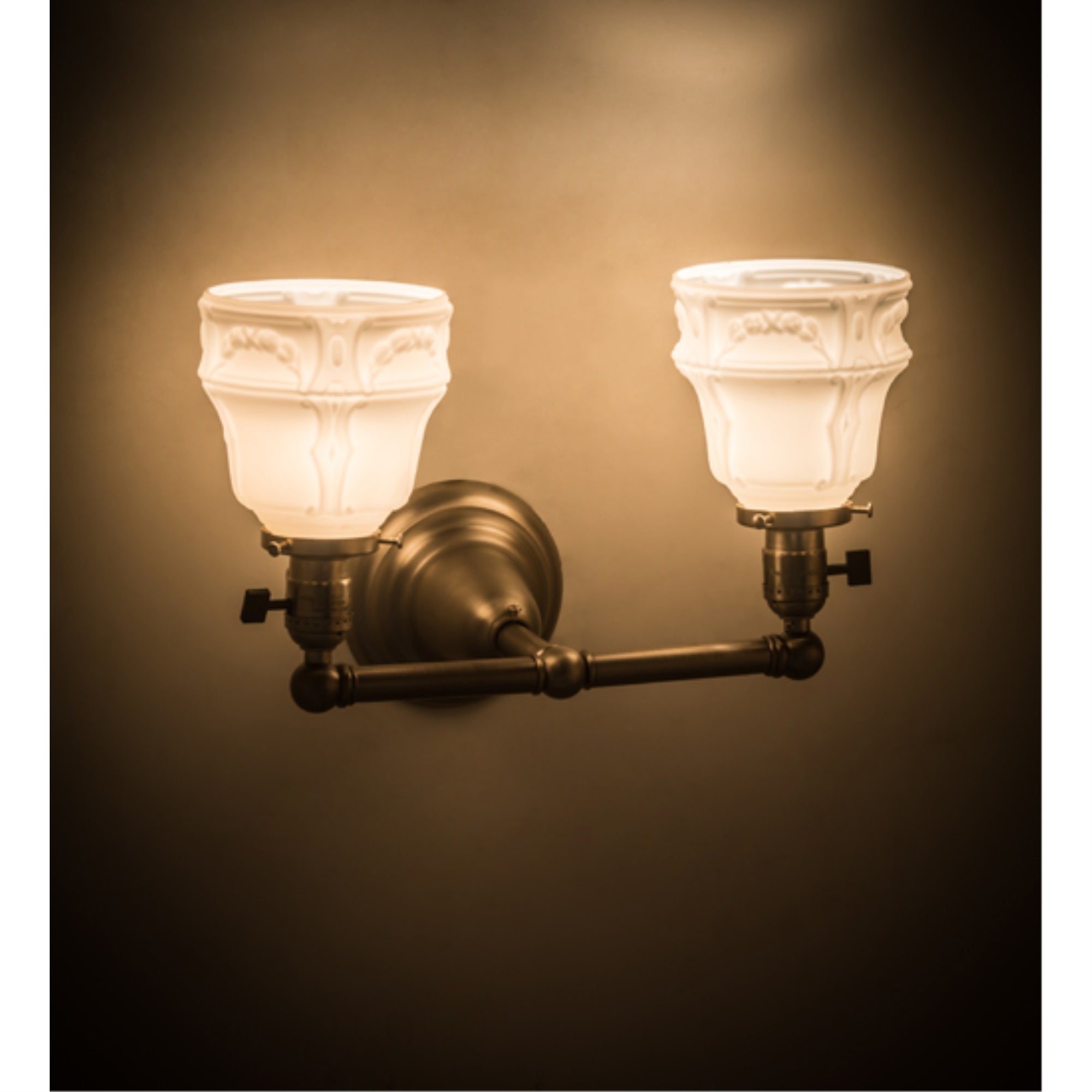 15.5 inch Wide Revival Garland 2 Light Wall Sconce
