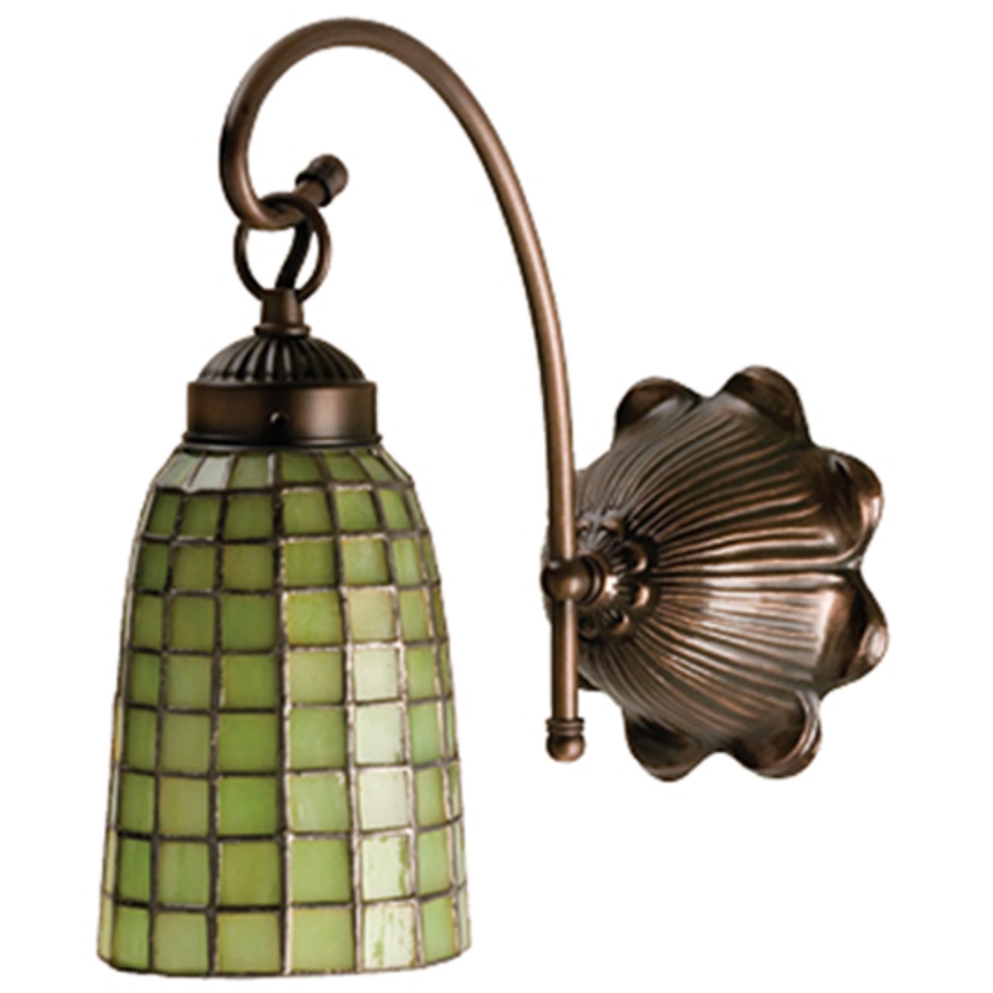 Meyda Tiffany Lighting Fixture, 6in Width, Antique Finish, Model 18636, Metal