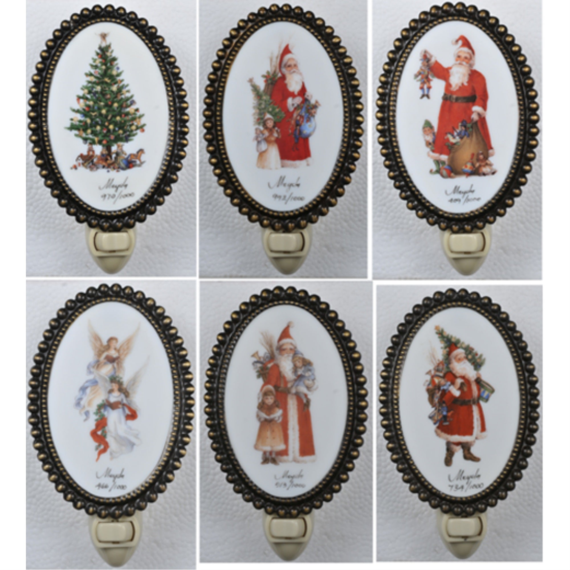6 inchH Christmas 12 Pieces Night Light