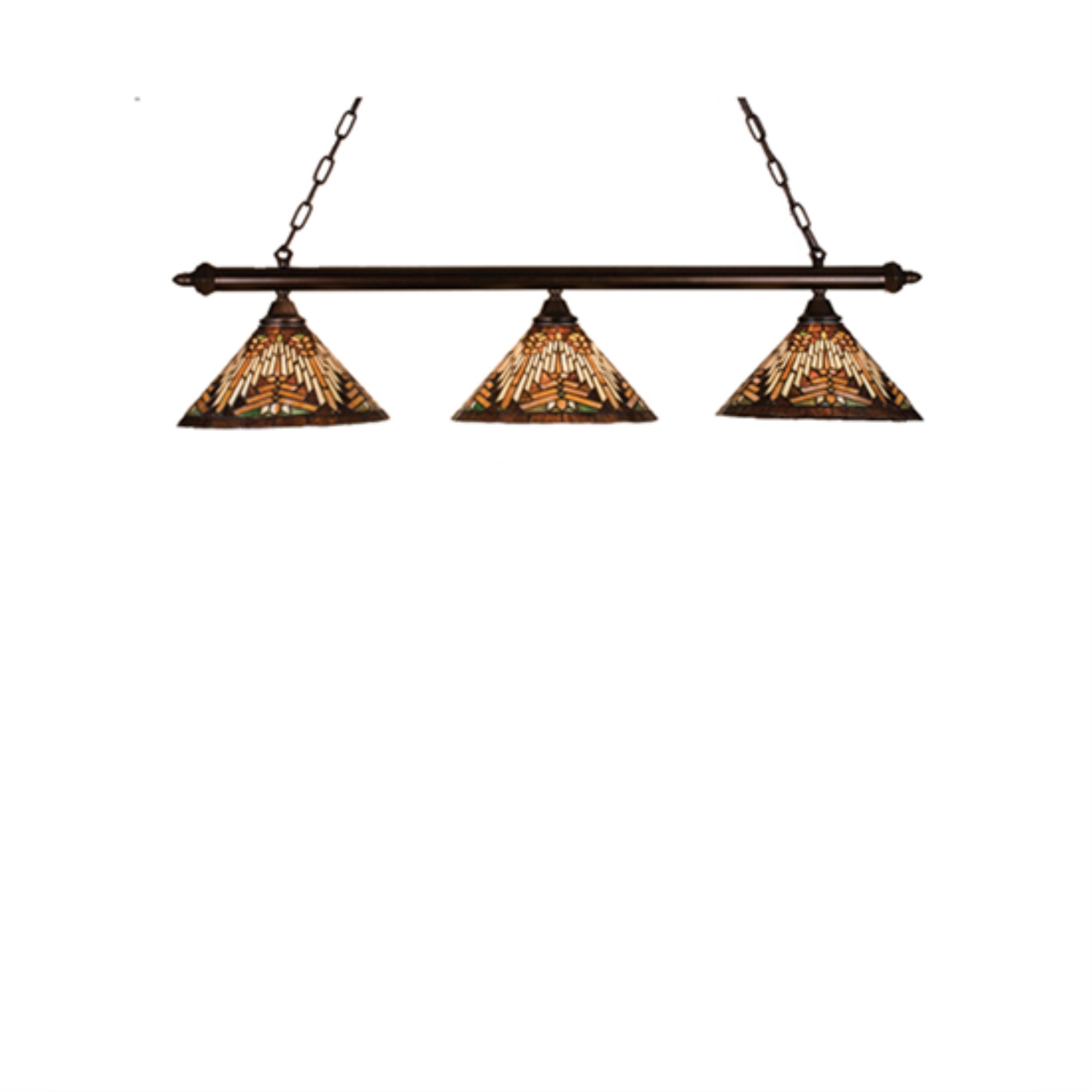47''L NUEVO Mission 3 LT Island Pendant