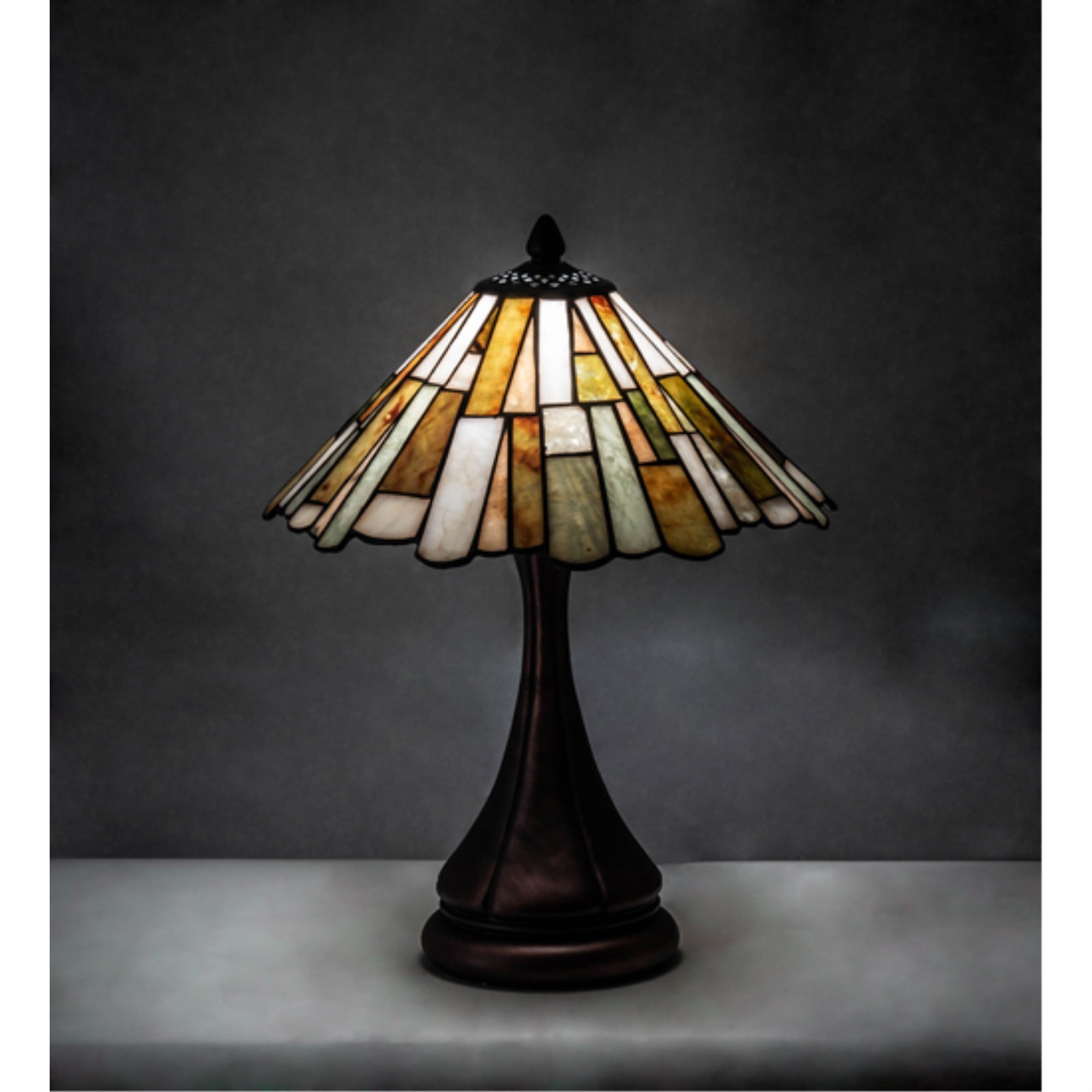 17 inch High Delta Jadestone Accent Lamp