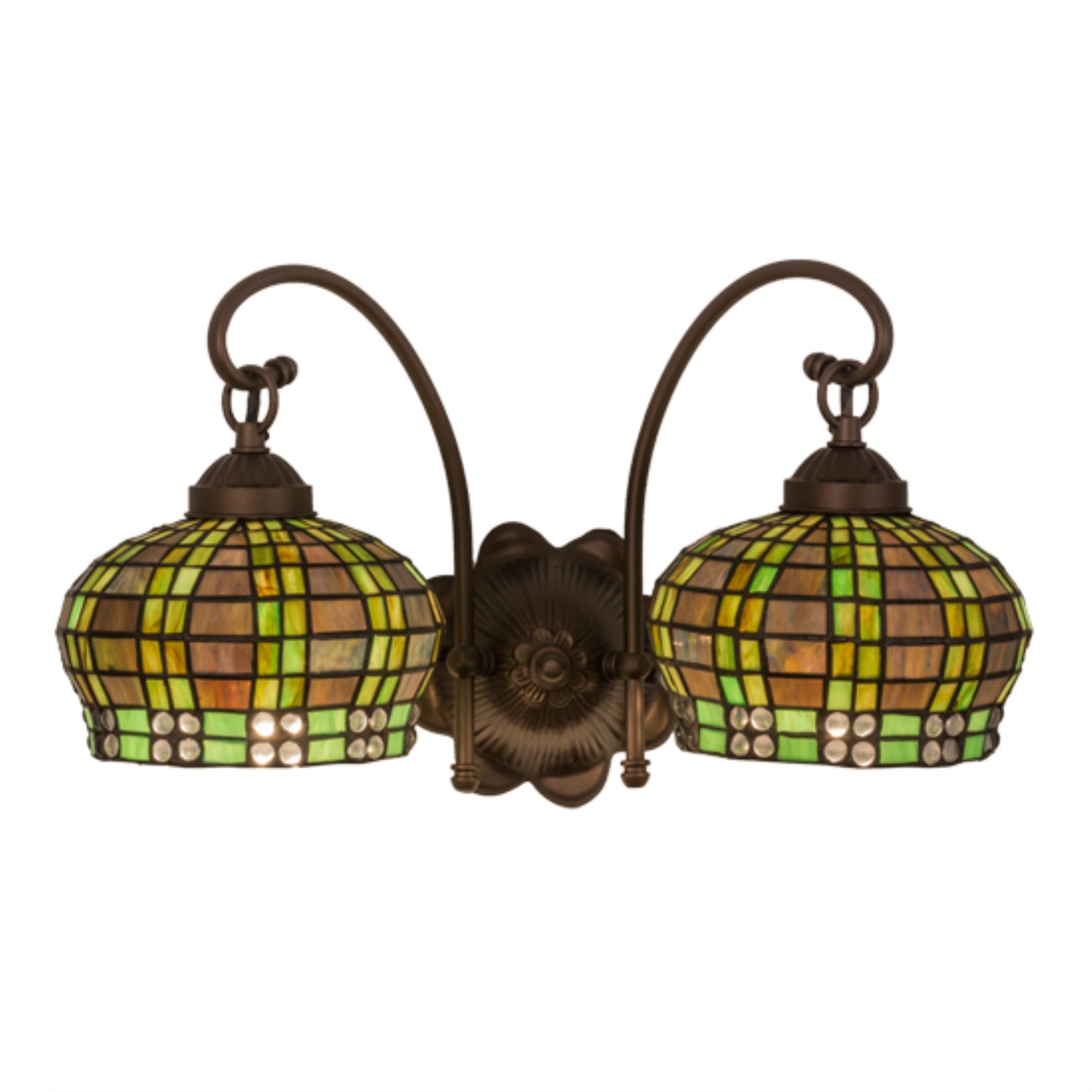 Meyda Tiffany 19014 Lighting Fixture, 18.5in Width, Metal, Mahogany Bronze Finish