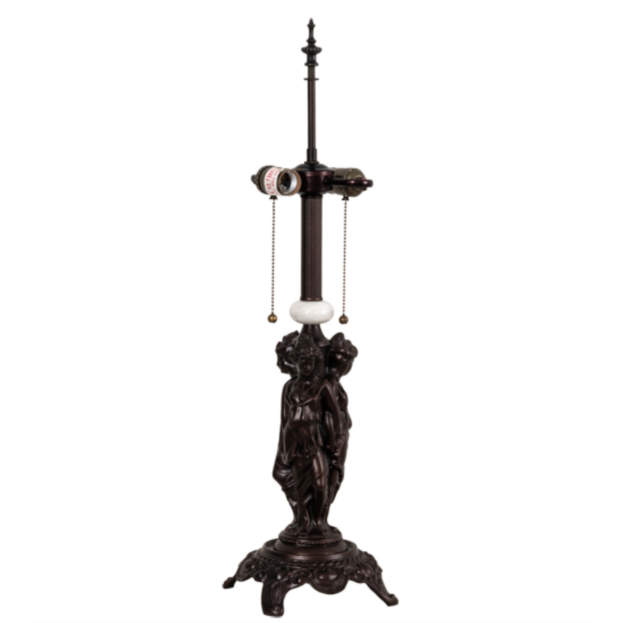 28 inch High 3 Graces 2 Light Table Base