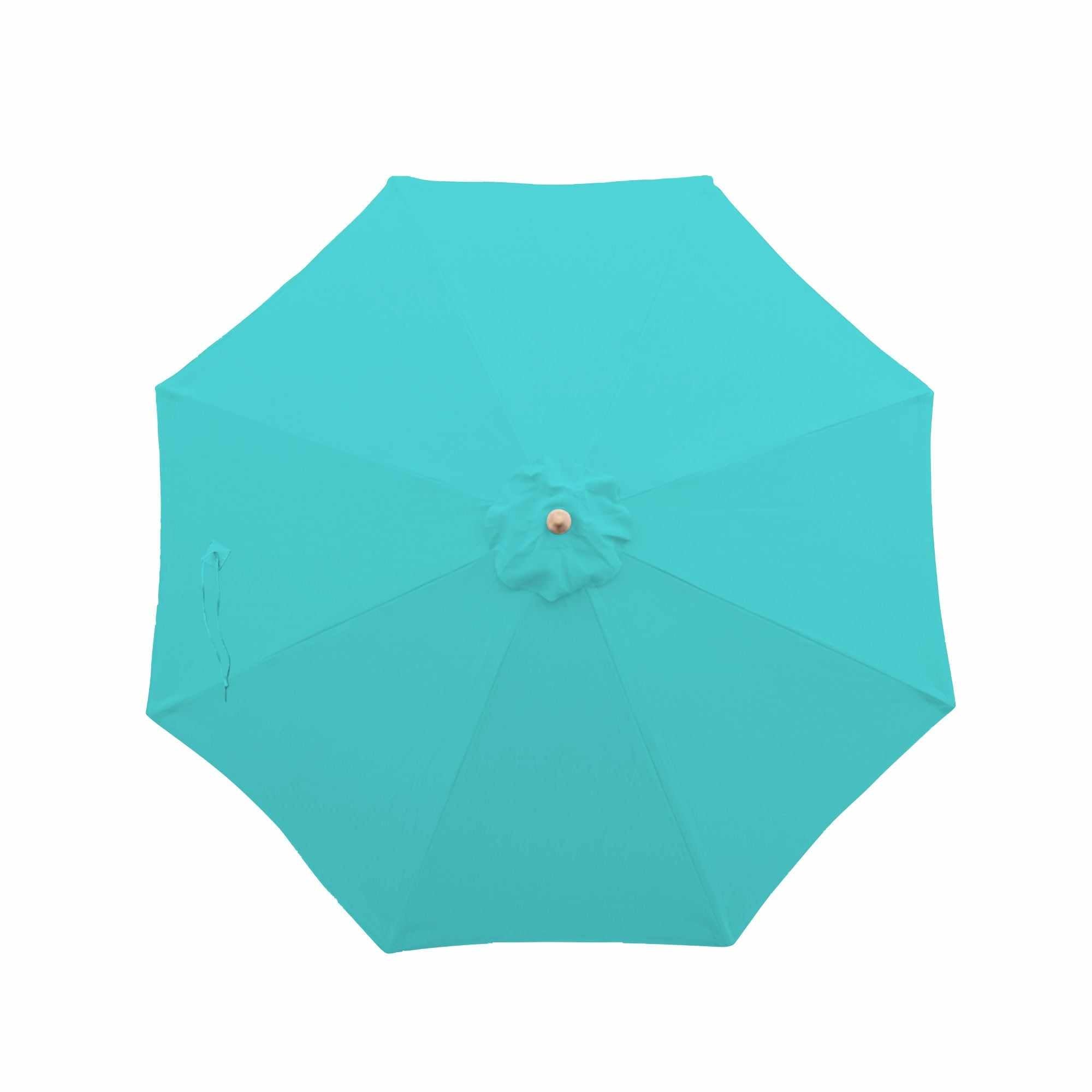 11ft Market Patio Umbrella 8 Rib Replacement Canopy Aruba Turquoise