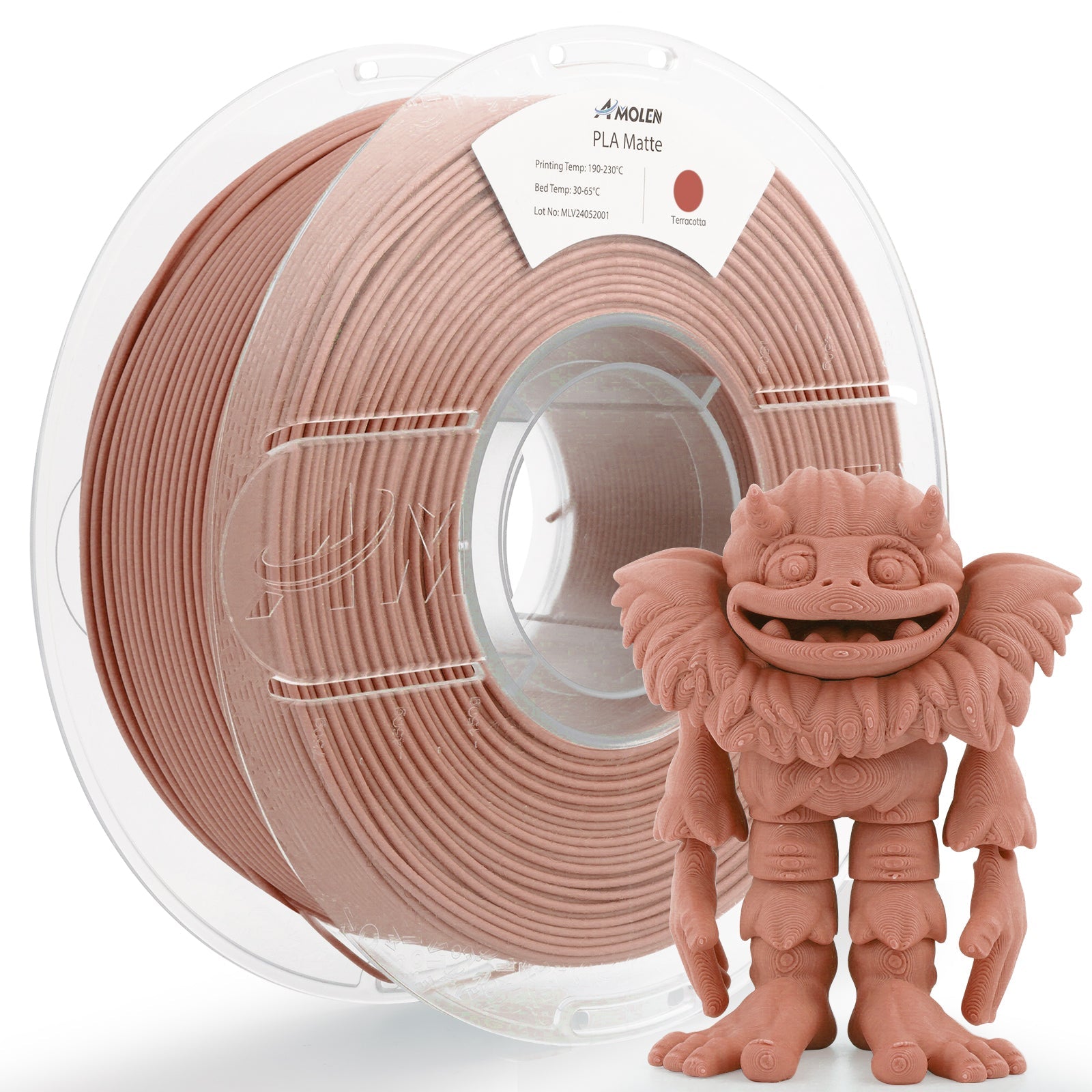 PLA Matte Basic 1.75mm, 1KG/2.2LB