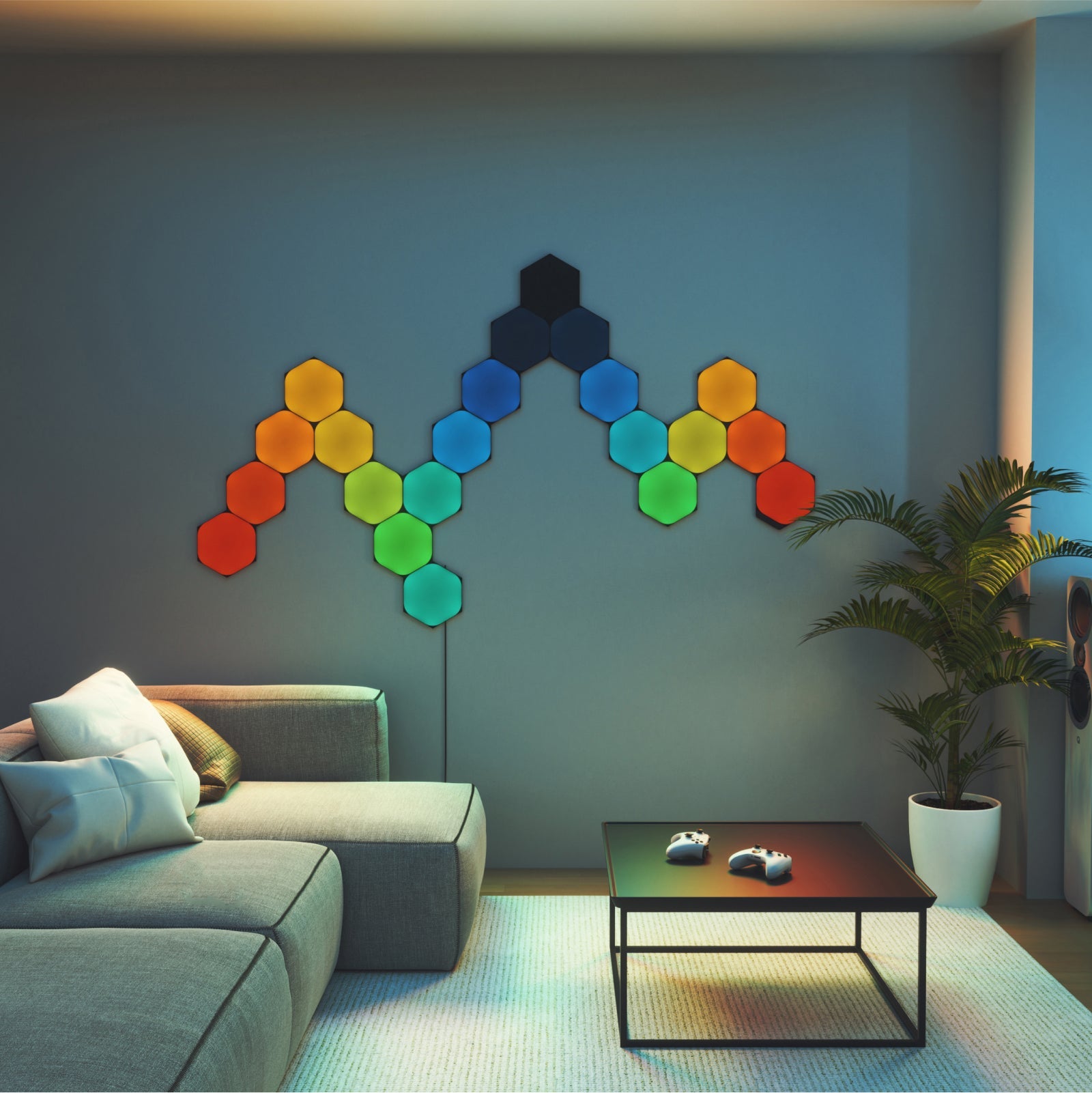 Shapes Limited Edition Ultra Black Hexagons Expansion Pack (3 Panels)