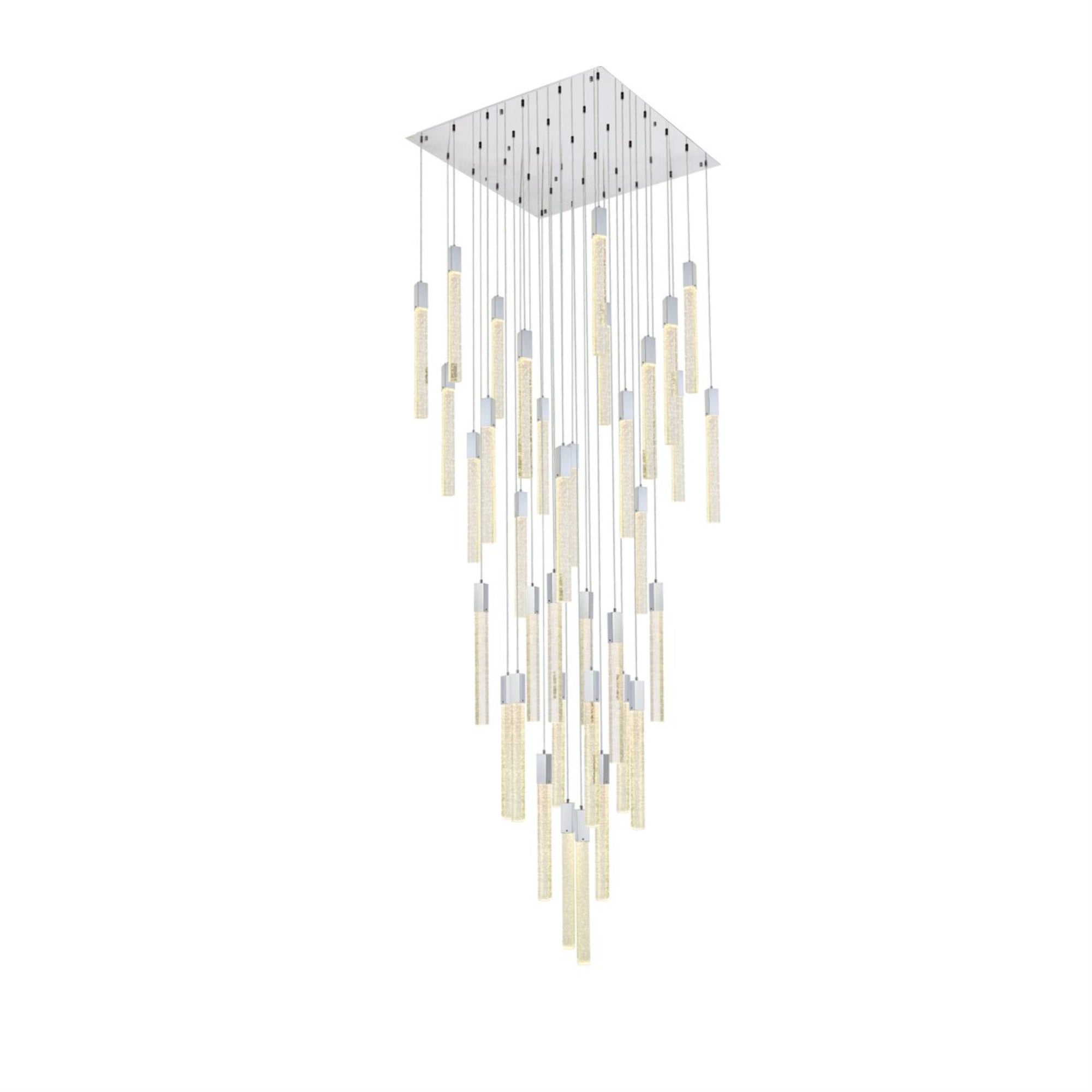 Weston 36 lights pendant in chrome