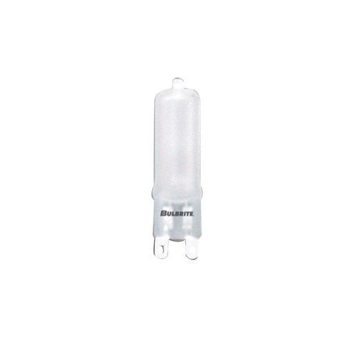 Bulbrite Q25G9FR 25-Watt Dimmable Halogen Line Voltage JC Type T4, G9 Base, Frost