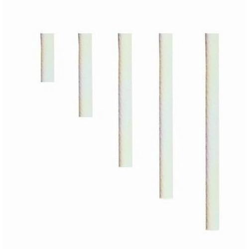 Cal 24in Pendant Assembly Pole - Metal, White, Model HT-294/24/PL-WH, 24 x 0.5 x 0.5 inches
