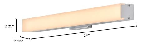 Vonn Procyon Vmw11200Ch 24" Integrated Ac Led Ada Compliant Bathroom Lighting Fixture In Chrome