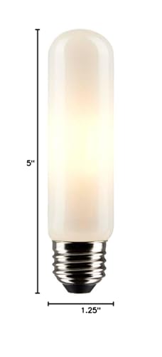 Satco 5.5-Watt Led E26 Light Bulb, 3000K, 15000 Hour Rating, Dimmable, Frost