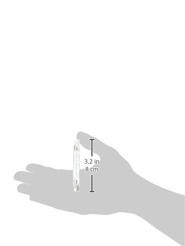 Plusrite 3350-100 Watt Halogen Light Bulb - T3 - R7S Base - Clear - 2,000 Life Hours - 1,400 Lumens - 120 Volt,