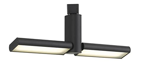 Cal Lighting HT-634-2-BK One Light Track Fixture from Led Track Collection 2.40 inches, Black, 6.75x2.40x15.40