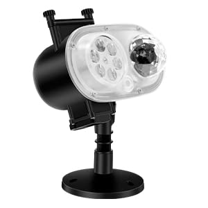 Everwood Holiday Projector Lights - 2-In-1 Hd Led With Remote, 3D Ocean Wave & 4 Patterns