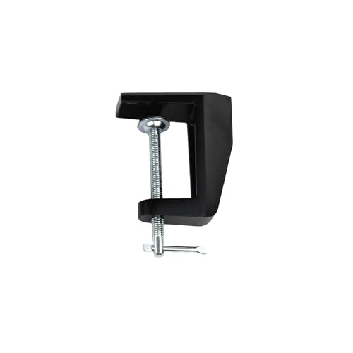 Luxo A-Edge Mount Bracket for Horizontal Surface Mounting, Aluminum, Black, Model 60001BK