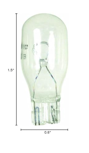 Feit Electric 18W T5 Xenon Halogen Bulb, Clear 2800K Bright White, 1.5" H x 0.6" D, Glass, Model BP