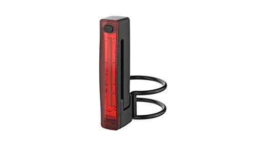 Knog Plus Bike Rear Light - Led Bike Tail Light – Rear Bike Light Mounts To Your Seat Post, Seat Stay Or Clips On Clothing - Usb Rechargeable, Waterproof, Ultralight Cycling Safety Light - Black