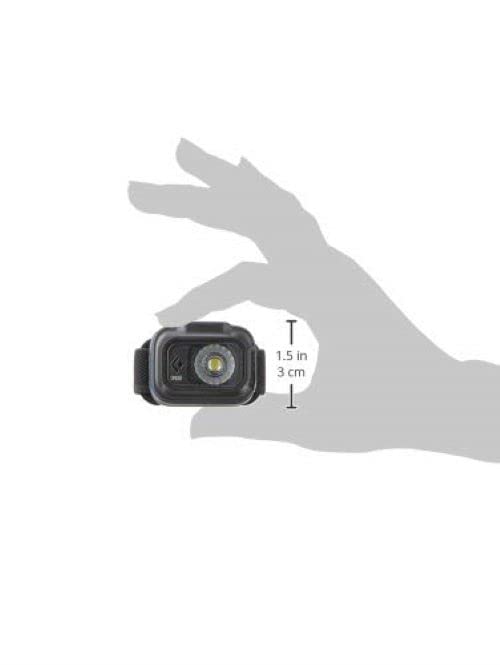 BLACK DIAMOND Sprint LED Headlamp 225 Lumen Rechargeable, Graphite, Compact, One Size, Model BD620653