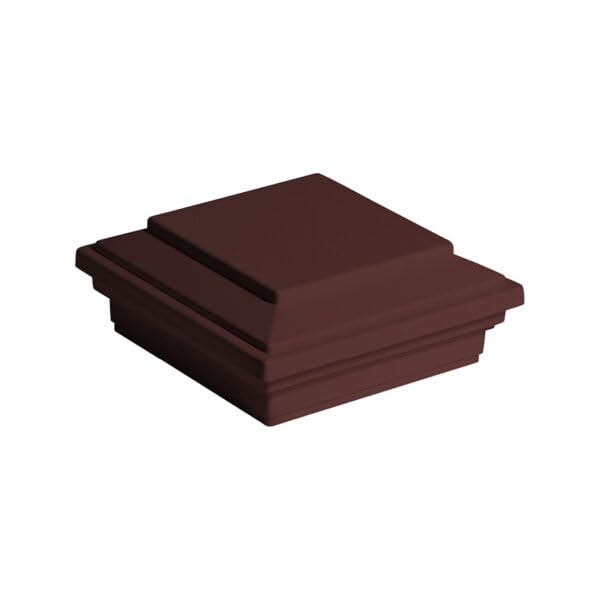 TREX Transcend Post Sleeve Flat Cap 4 in. x 4 in. Vintage Lantern Brown Model 5444260