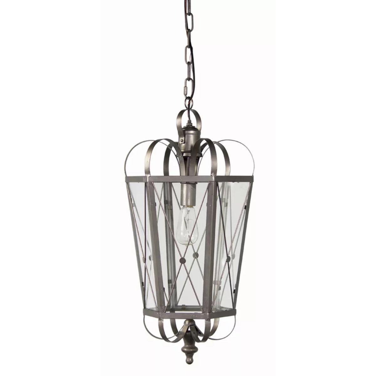 Hanging Lamp 12'' x 27''H Iron (Max 40W)