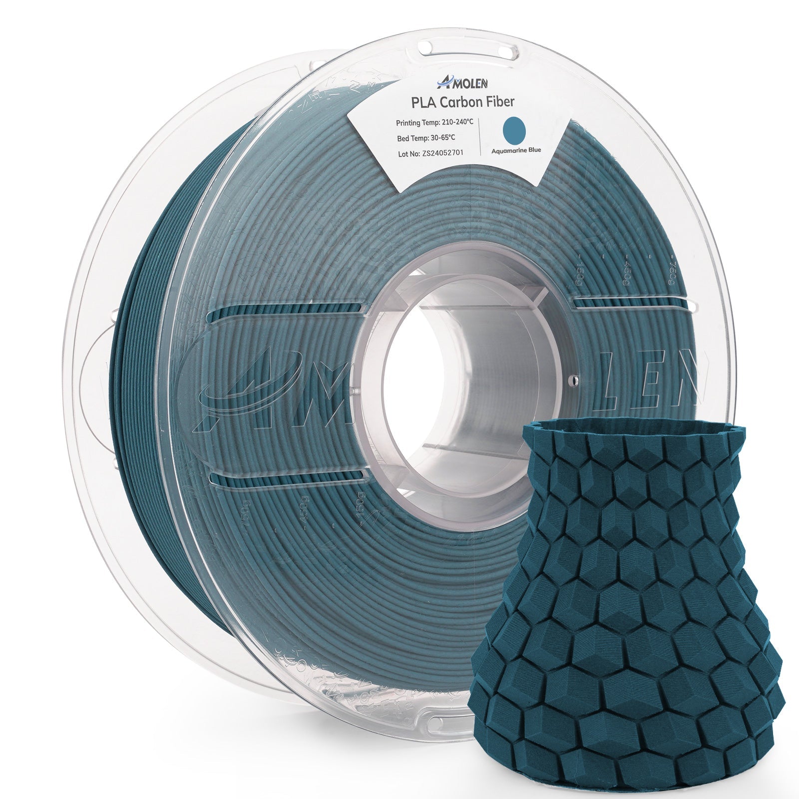 PLA Carbon Fiber 1.75mm, 1KG/2.2LB