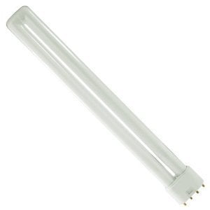 SYLVANIA Compact Fluorescent Light Bulb, 4 Pin Base, 3500K White, Model 20582, Case of 10