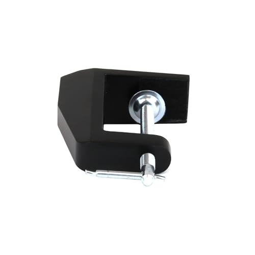 Luxo A-Edge Mount Bracket for Horizontal Surface Mounting, Aluminum, Black, Model 60001BK