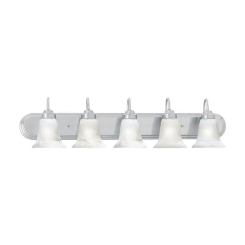 Thomas Lighting SL758578 Homestead 5-Light Wall Lamp in Brushed Nickel, 36W X 7D X 9H