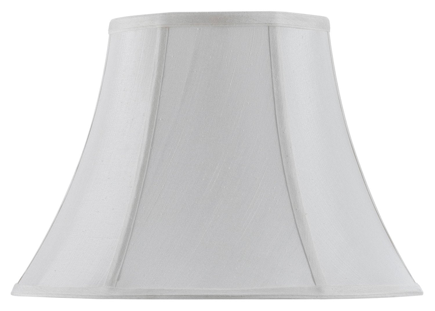 Cal Lighting Sh-8104/16-Wh 11.5-Inch Vertical Piped Basic Bell Shade, White
