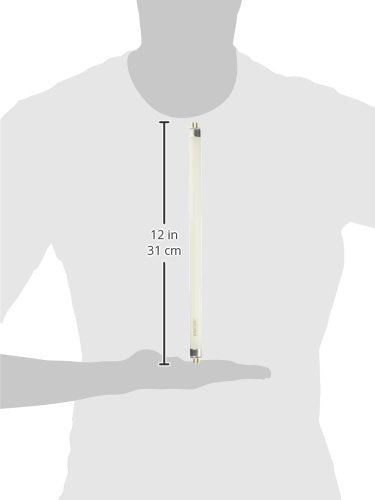 Satco S1905 3000K 8-Watt Mini Bi Pin T5 Preheat Lamp, Warm White