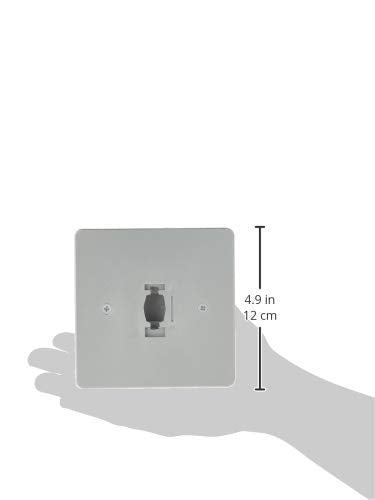 Cal MONOPOINT Line Voltage Light Fixture, Alloy Steel, Brushed Steel, Model HT-293-BS