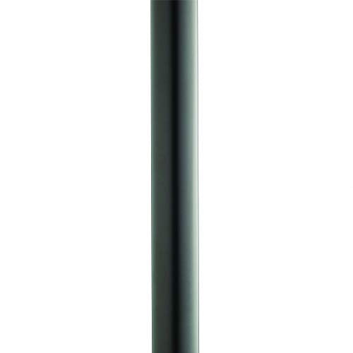 Kichler 84in Outdoor Direct Burial Ladder Rest Post, Alloy Steel, Black, Model 9501BK