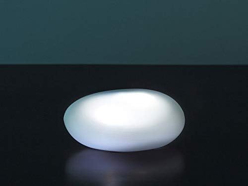 Britta Products Solar LED Path Paver Stones - Waterproof Stone Markers, Cool White - Set of 3, ABS Plastic