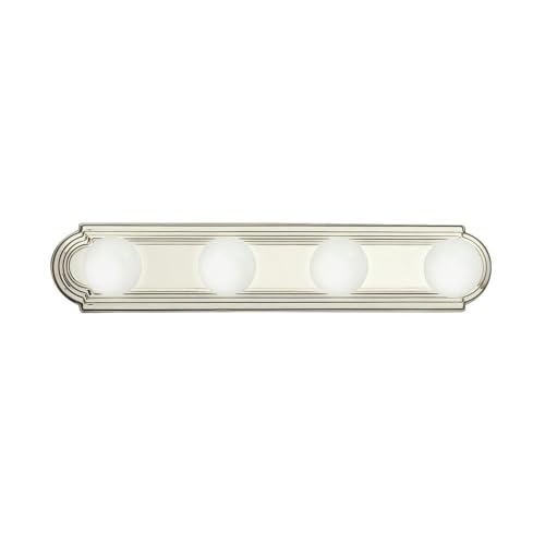 Kichler Linear Bath Light 24-Inch Brushed Nickel Glass Model 5017NI