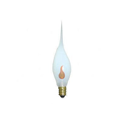 Bulbrite 3W Silicone Dipped Chandelier Bulb Set Of 8 - Warm White Light