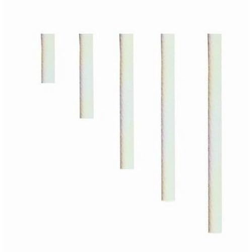 Cal 18in Metal Pendant Assembly Pole, White, Model HT-294/18/PL-WH