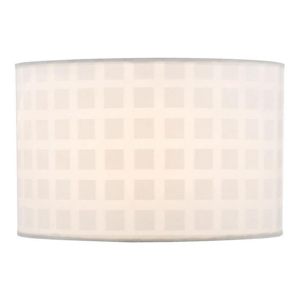 Cal Lighting Sh-1420 Transitional Shade From Shades Collection In White Finish, 11.00 Inches
