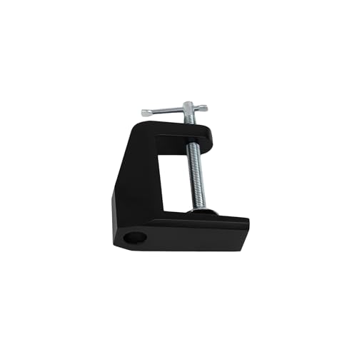 Luxo A-Edge Mount Bracket for Horizontal Surface Mounting, Aluminum, Black, Model 60001BK
