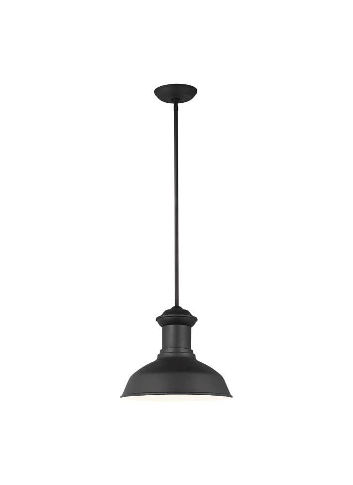Generation Lighting 6247701-12 Fredricksburg Traditional 1-Light Outdoor Exterior Dark Sky Compliant Ceiling Hanging Pendant in 