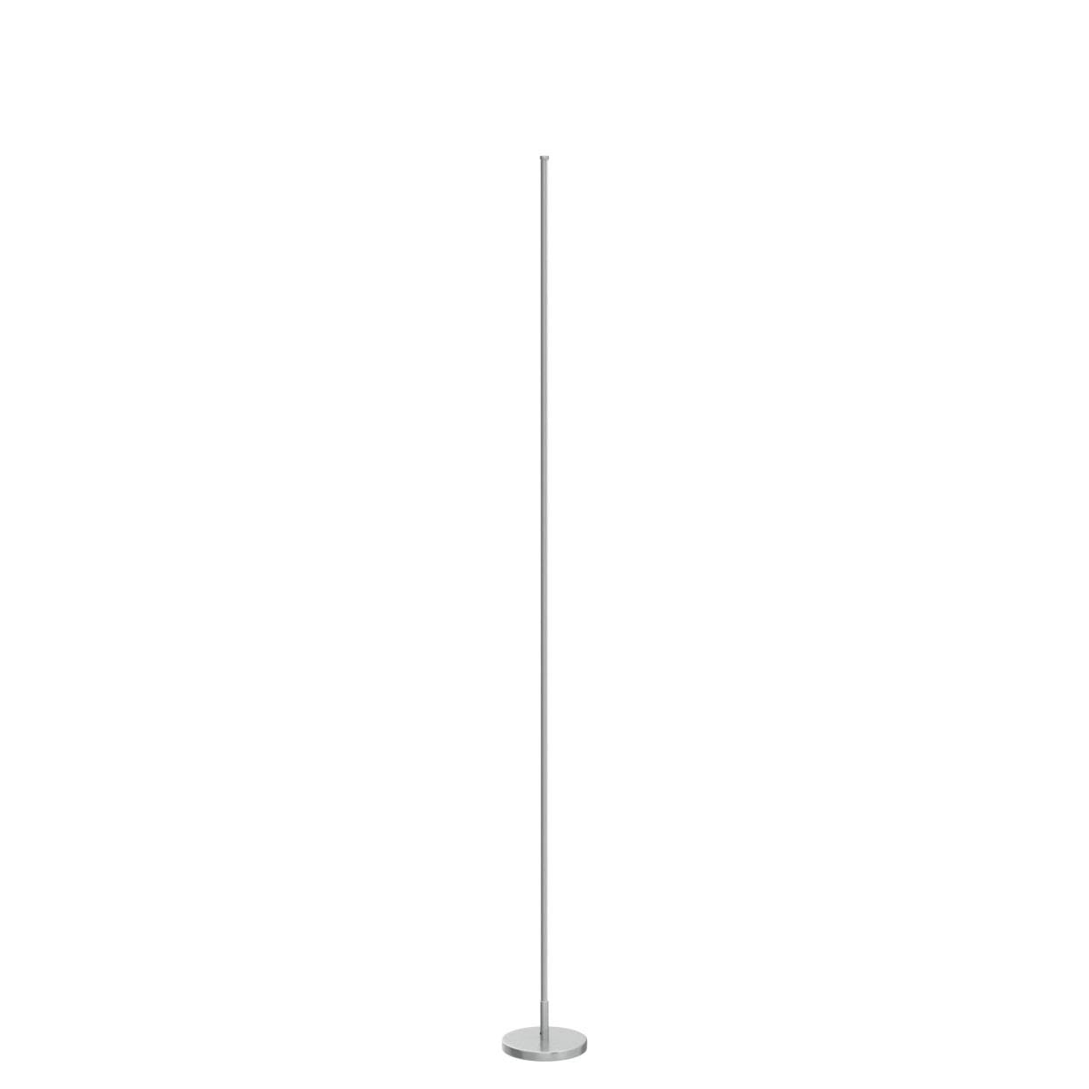 TACAHE Minimalist Corner Floor Lamp, Dimmable LED, 57in, Silver, Model TCH-CFL02