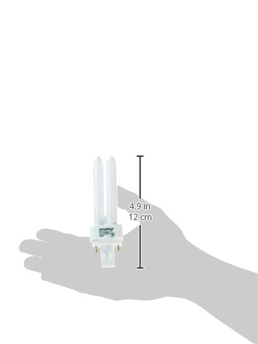 LEDVANCE Sylvania 21117 Compact Fluorescent Double Tube Light 13W 2700K White 1 Count