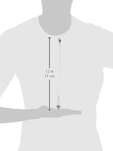 Prolume F8T5Cw T5 Fluorescent Tube Light Bulb - 12&quot; Glass, Bc2336 Halco