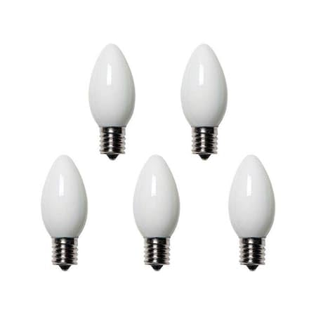 Holiday Bright Lights C9 Christmas Light Bulbs, 1 White Plastic, One Size