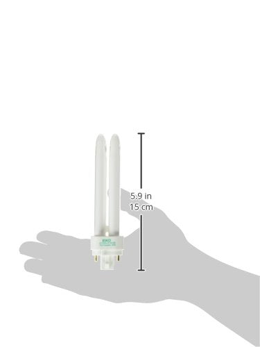 Eiko QT18/50-4P 18W Quad-Tube Fluorescent Bulbs 5000K G24q2 Natural White