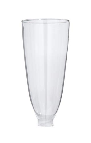 B&P Lamp Clear Glass Colonial Style Lamp Shade 10-3/8 Inch Height Model 08703