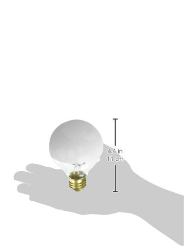 Bulbrite 60W Globe Shape Bulb Half Chrome - 6 Pack - Model VC0S2_712336